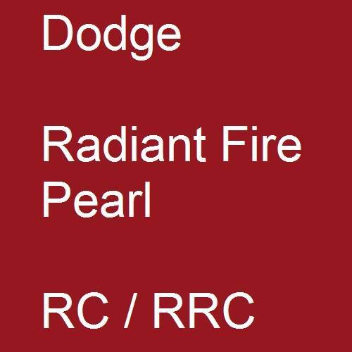 Dodge, Radiant Fire Pearl, RC / RRC.